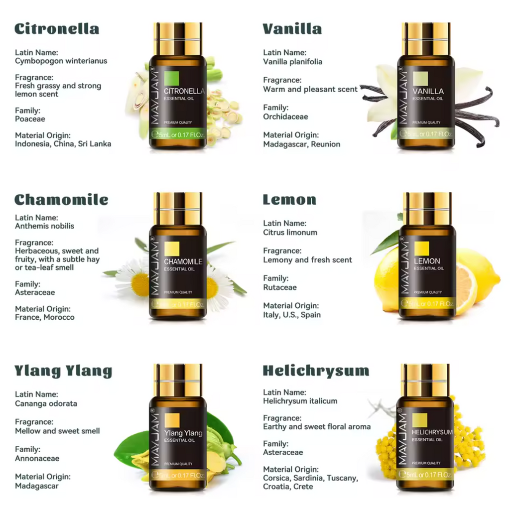 MisteyAura Botanical Aroma Set