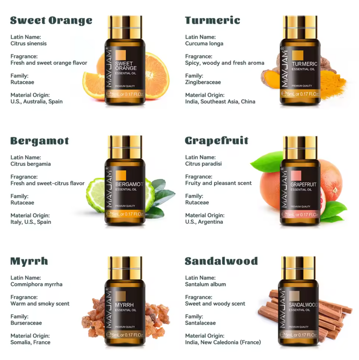 MisteyAura Botanical Aroma Set